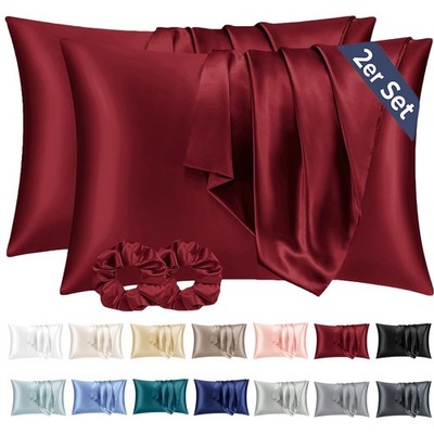 Kissenbezug Satin 50x80 2er-Set, für Haare, ähnlich wie Kissenbezug...