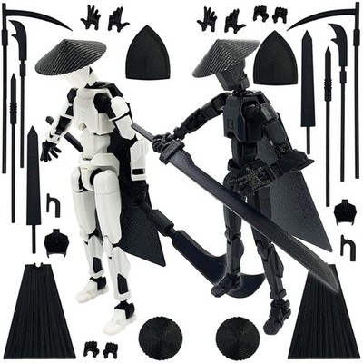SANSGOUP Titan 13 Action Figure Set (Assembly Completed), 3D Printed Multi-Jo...