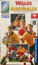 Wales vs Australia 1991 Rugby World Cup Match VHS VIDEO TAPE (sport)