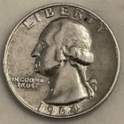 1964 D Washington Quarter - 90% Silver