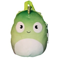 NWT Squishmallows Denton Chameleon 12" Big Mouth Plush Backpack 2021