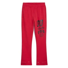 PUMA Scoot Trail Blazing Sweatpants Mens Red Casual Athletic Bottoms 62921401