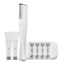 Dispositivo de exfoliación Dermaplaning antienvejecimiento DERMAFLASH 2.0 Luxe en blanco