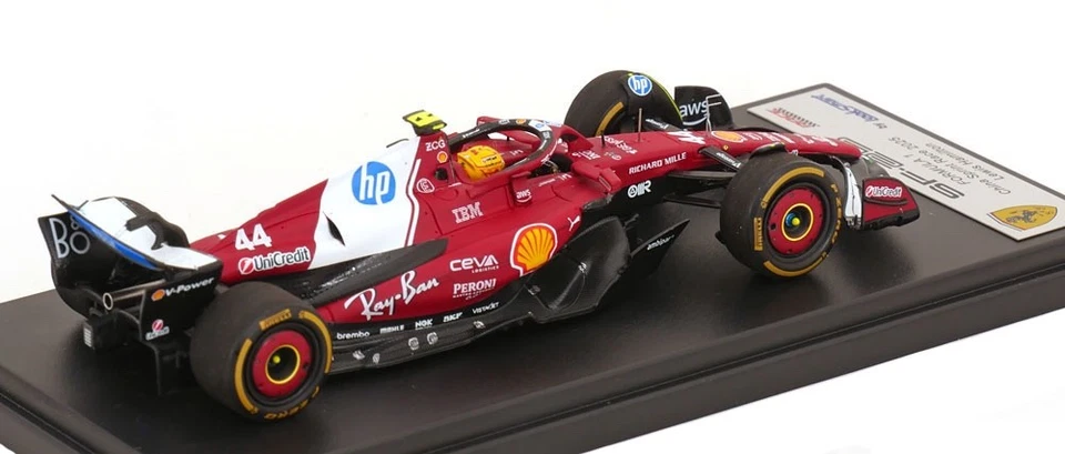 Looksmart Ferrari SF-25 1st Sprint Chinese GP 2025 - Lewis Hamilton 1/43 Scale - Image 2 of 4