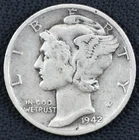1942/1-D Mercury Dime VF