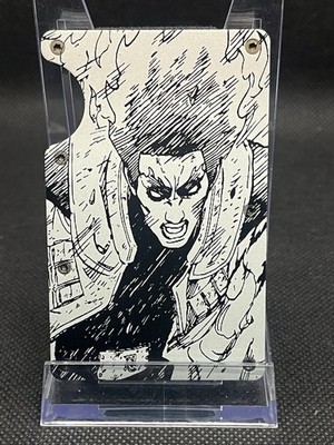 Might Guy Metal Minimalist Wallet Card Case From Naruto Shippuden Anime