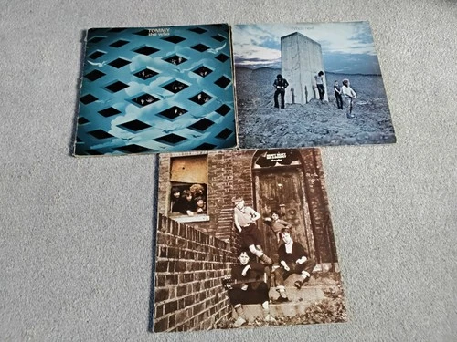 THE WHO - TOMMY, WHO'S NEXT, MEATY BEATY BIG & BOUNCY. 3 x LP JOBLOT.