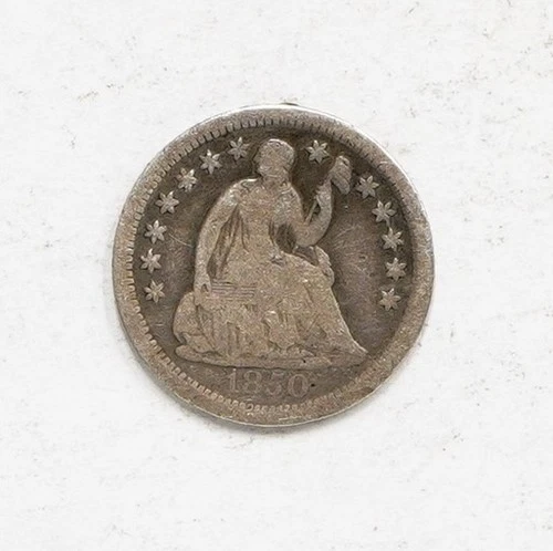 1850-O Seated Liberty Half Dime — photo from the most recent tracked eBay sale