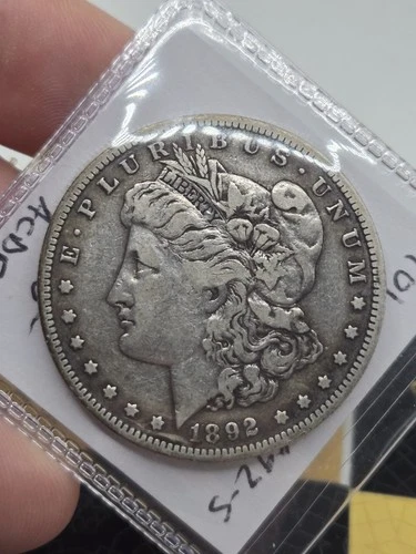 1892-S Morgan Silver Dollar VF / Xf Nice Eye Appeal ☆ 901