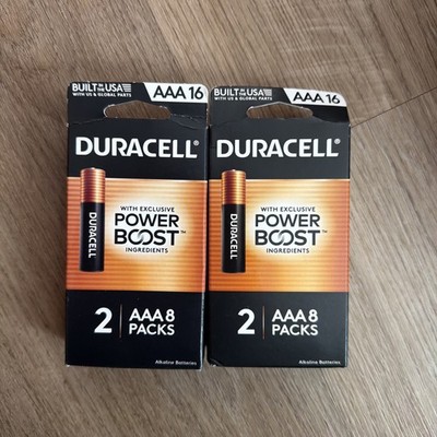 TWO PACKS Duracell Power Boost AAA 32 Total Batteries 2 X 16 Packs New