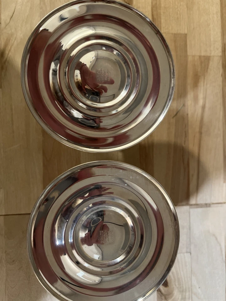 Conjunto de 2 castiçais esterlinos Gorham Studio ponderados - Imagem 4 de 4