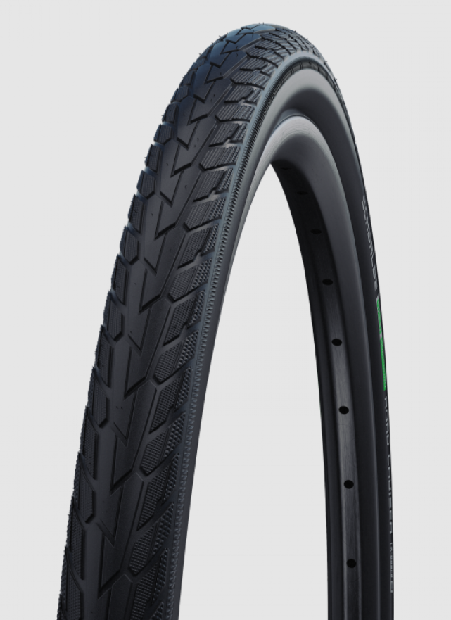 Schwalbe Pneumatico Rigido Road Cruiser 700x32 Active Line Green Nero