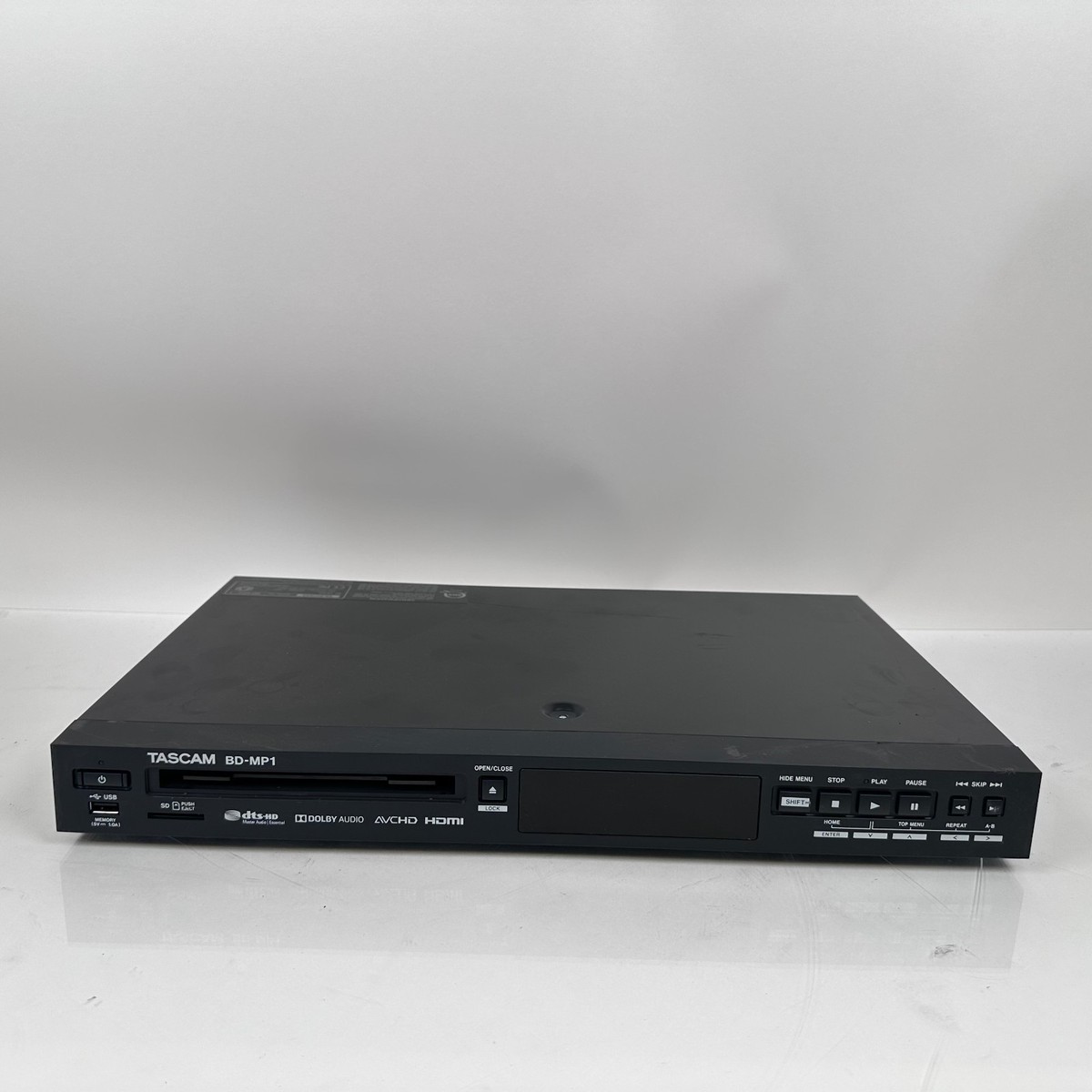 Tascam BD-MP1 Professional-Grade Blu-Ray Player SD/USB Playback