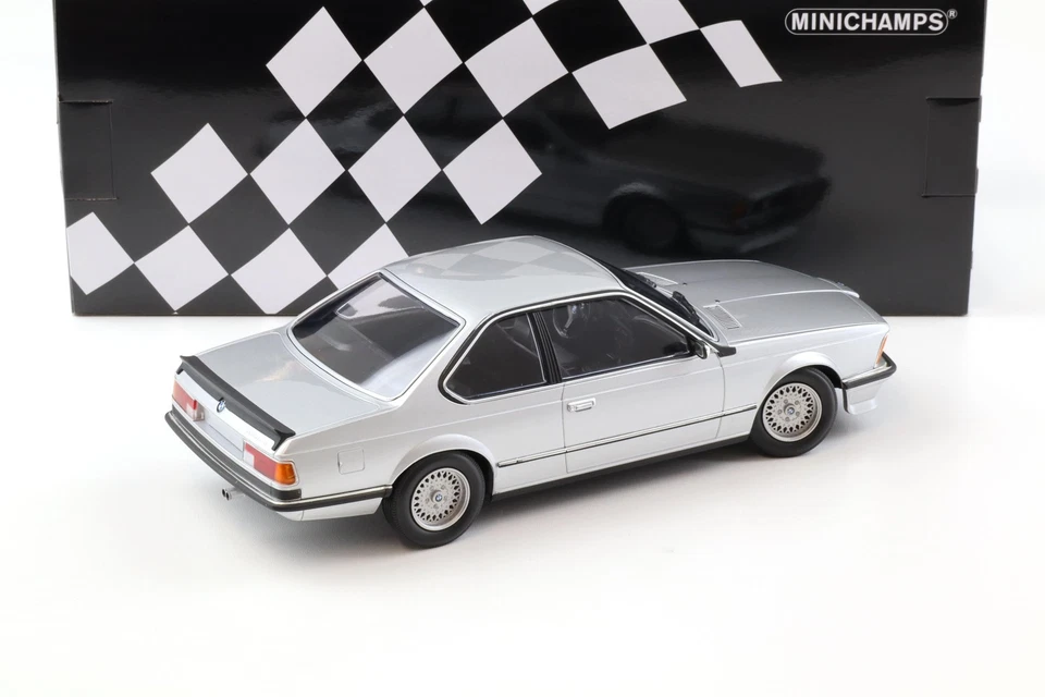 1:18 Minichamps BMW 635 CSI Coupé 1982 Argento Metallizzato - Immagine 3 di 4