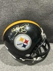 LC L.C. Greenwood Football Mini Helmet Steelers Signed Auto Autograph JSA COA