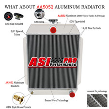 3 ROW ALUMINUM ALLOY RADIATOR FOR 1948-1955 HOLDEN FX-FJ Petrol 2.2L 6cyl MT