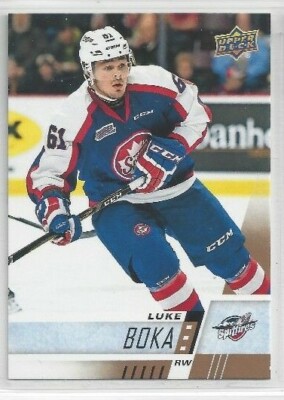 2017-18 Upper Deck CHL #215 Luke Boka (Fort Wayne Komets)