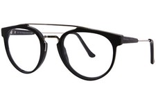 RetroSuperFuture Giaguaro 618 SS12 Eyeglasses Frame Silver/Black Full Rim 49mm