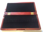 Oboe reed case for 20 reeds ( deep red, new )