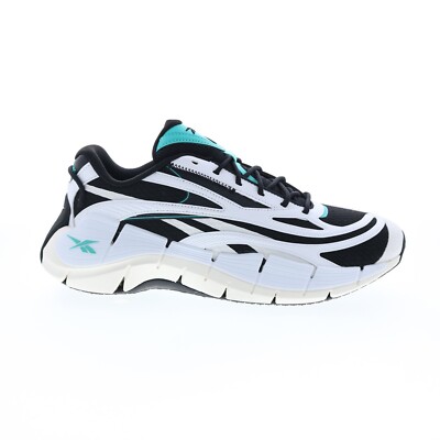 Men Reebok Zig Kinetica 2.5 Running Shoes Size 11.5 White Black Green GV7002