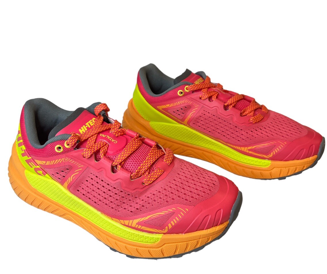 New! HI-TEC Catalina Trail Runners Shoes Women's Sz 7.5 Coral