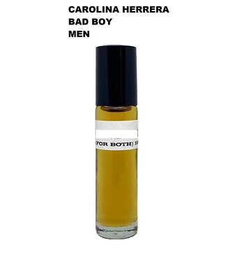 pcs] Cologne Roll on Body Oil 1/3oz CAROLINA HERRERA BAD BOY