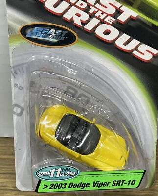 The Fast & the Furious 2003 Dodge Viper SRT-10 yellow Racing