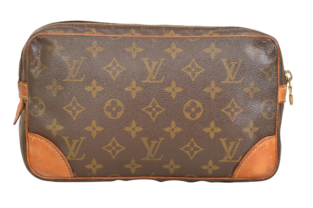 Louis Vuitton Vintage Monogram Marly Dragonne GM - Brown Clutches