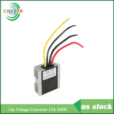DC/DC Car Voltage Converter 15A 360W Step Up Regulator 12V To 24V