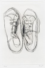 FORGIOLI ATTILIO  SCARPE  1975  ACQUAFORTE- GRAFICA - ALAGNA