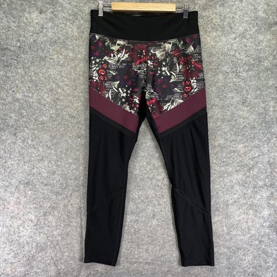 XPBX Pro Yoga Pants Large Womens Floral Pattern