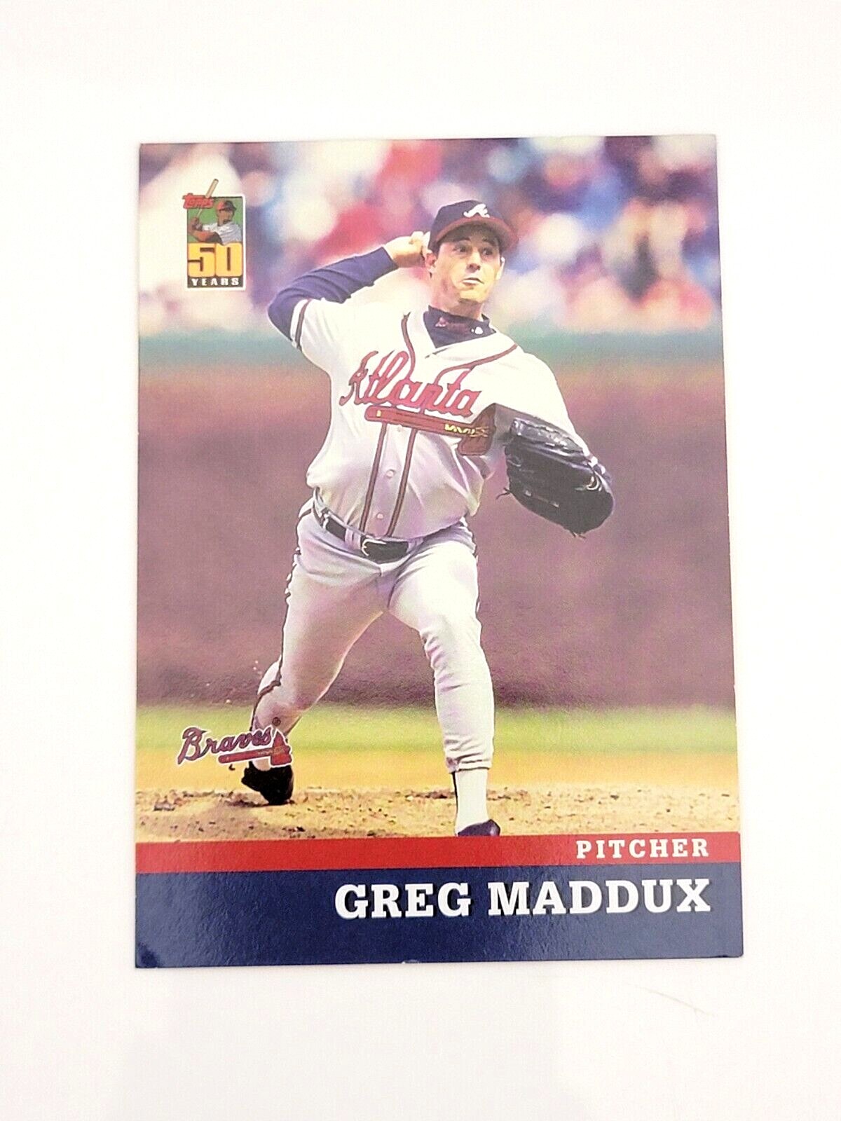 Greg Maddux Atlanta Braves #5 Post Cereal 2001 Topps collectors series￼