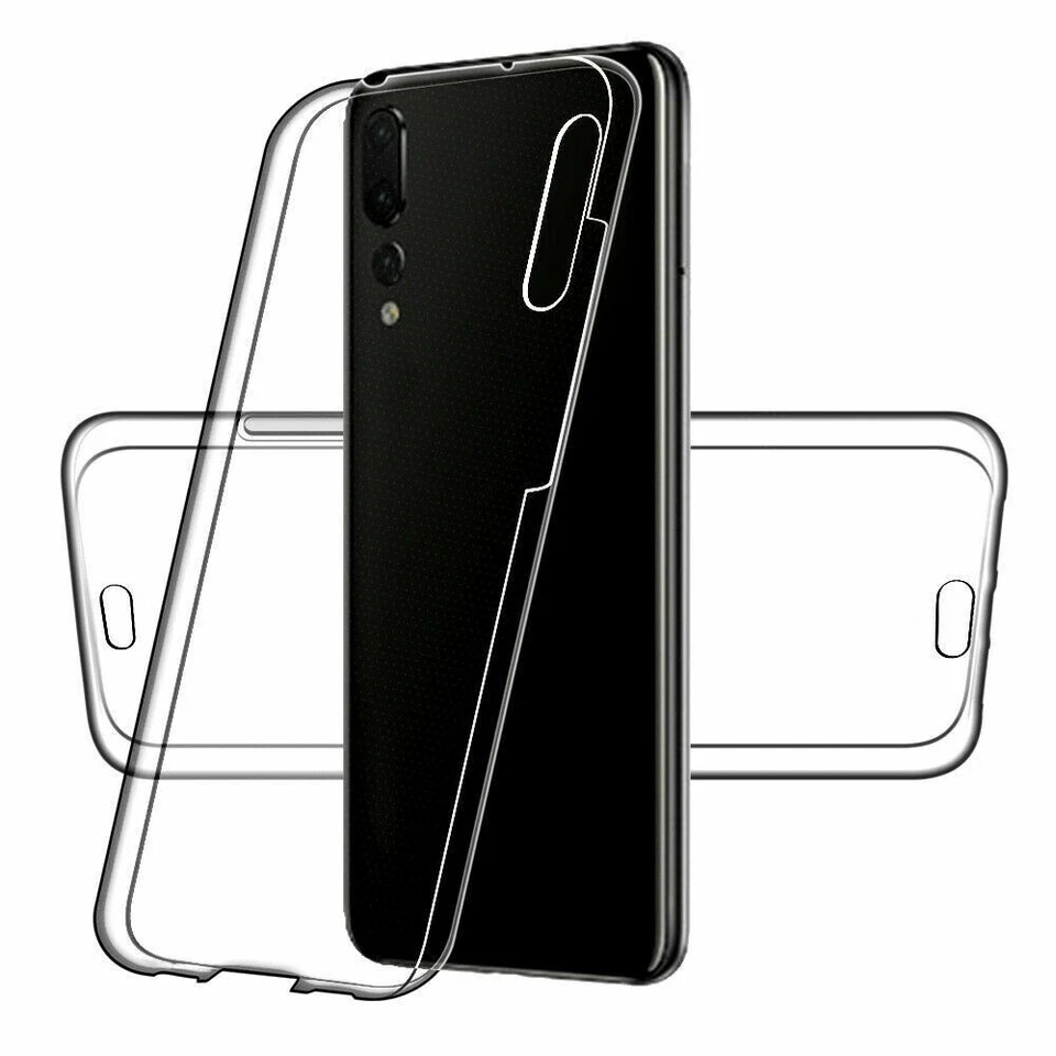 For Huawei P30 P20 Pro Mate P Smart Cover Case 360 Hybrid Shockproof - Image 3 of 3