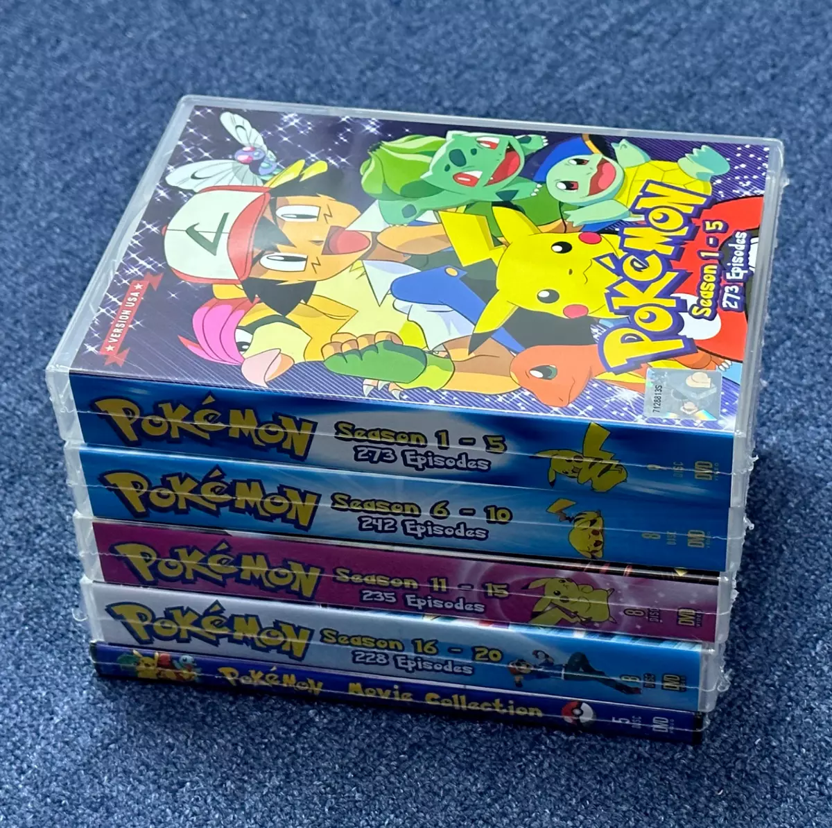 POKEMON SERIES (Season 1 - 20) DVD All Region USA English Version