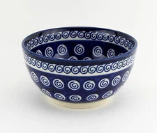 Polish Pottery Cereal Bowl – Handmade Stoneware by Zaklady Boleslawiec