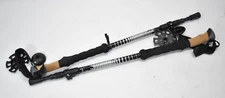 Lot of 2 Ayamaya Aluminum Trekking Poles Hiking Collapsible Lightweight 54"