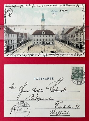 AK COTTBUS 1900 Altes Rathaus auf dem Altmarkt     ( 145908