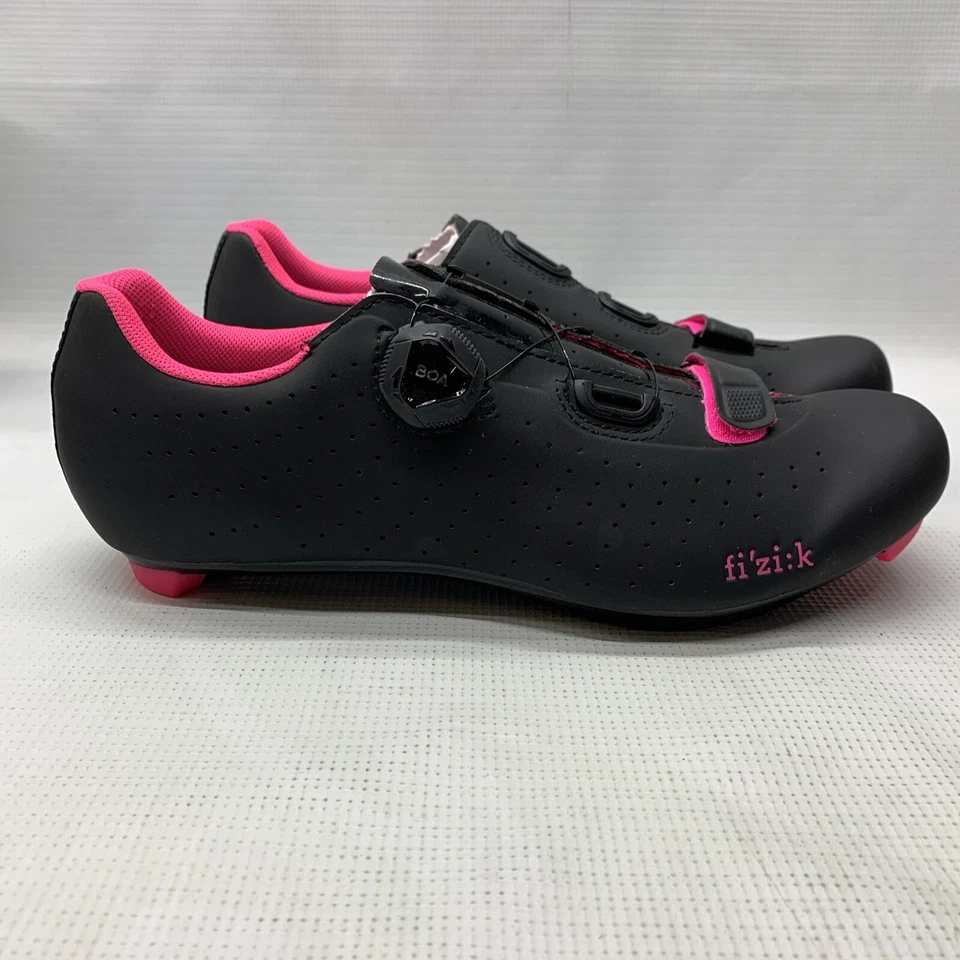 Zapatos de carretera Fizik Tempo R5 Overcurve negro/rosa fluo TPR5OCMI2-1092 talla 10 1/4 Foto 2 de 4