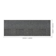 Roofing Felt Shingles Tiles Rectangle Asphalt Roof for Shed Arbour Cabin House