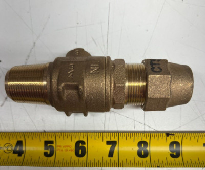 3/4'' Ford Meter Box  Ballcorp Valve AWWA x Male FC Grip Joint Nut FB600-3-G-NL