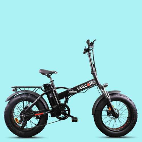 Bicicletta bici elettrica folding FAT BIKE VULCANO 48V 250W 12.5Ah ammortizzata - Zdjęcie 1 z 13