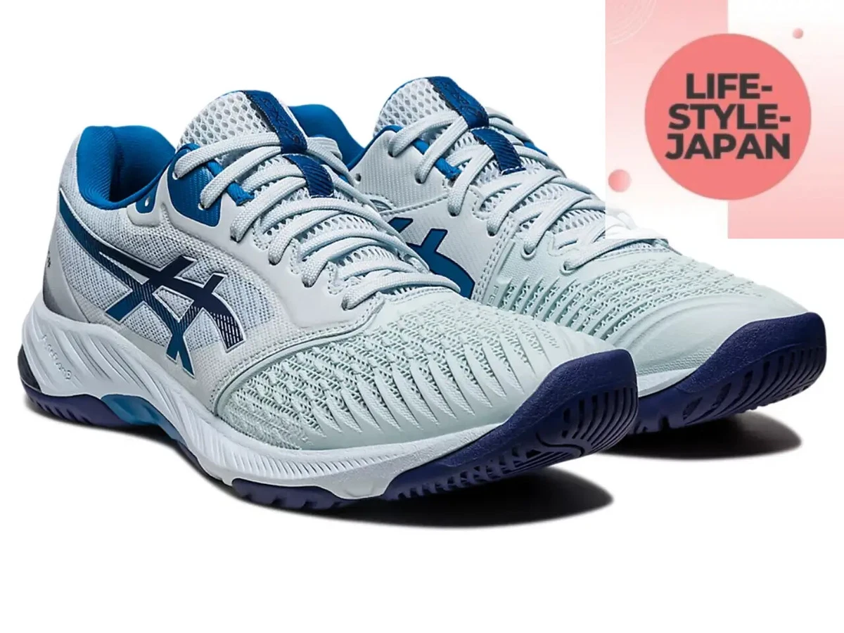 Asics bleu ciel sale