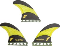 Futures Surf F4 Thruster Fin Set Pu Glass Yellow Small on sale Futures Surf F4 Thruster Fin Set Pu Glass Yellow Small on sale