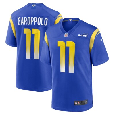 Los Angeles Rams Jimmy Garoppolo Nike Royal 2025 Official NFL Game