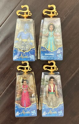 #ad #ad Set of 4 Disney 2018 Aladdin 3.5 inch Figures Aladdin Jasmine Jasmine Genie $9.95