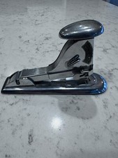 Vintage STAPLER Markwell RF3 Art Deco Standard Stapler Chrome Made In USA BH