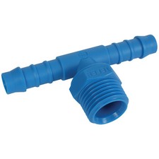 MALE BRANCH TEE HOSE CONNECTOR (1/8" - 3/4") PACK OF 3