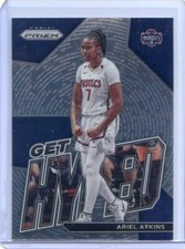 2023 Panini Prizm WNBA Get Hyped NO. 4 Ariel Atkins - Washington Mystics