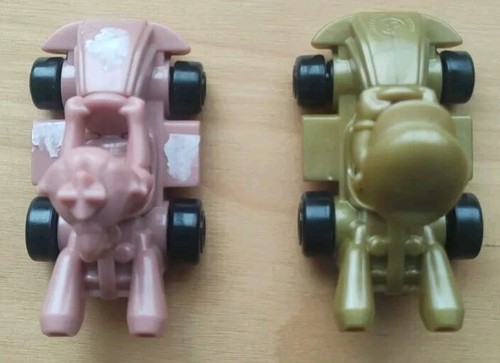 Lot de 2 jouets McDonald’s Mario Kart 2024 Nintendo : Mario doré et princesse rose - Photo 9/9