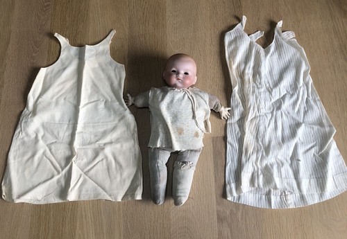 Antique Dream Baby Doll AM Armand Marseille Bisque 12” READ w/ 2 Dresses - Picture 2 of 17